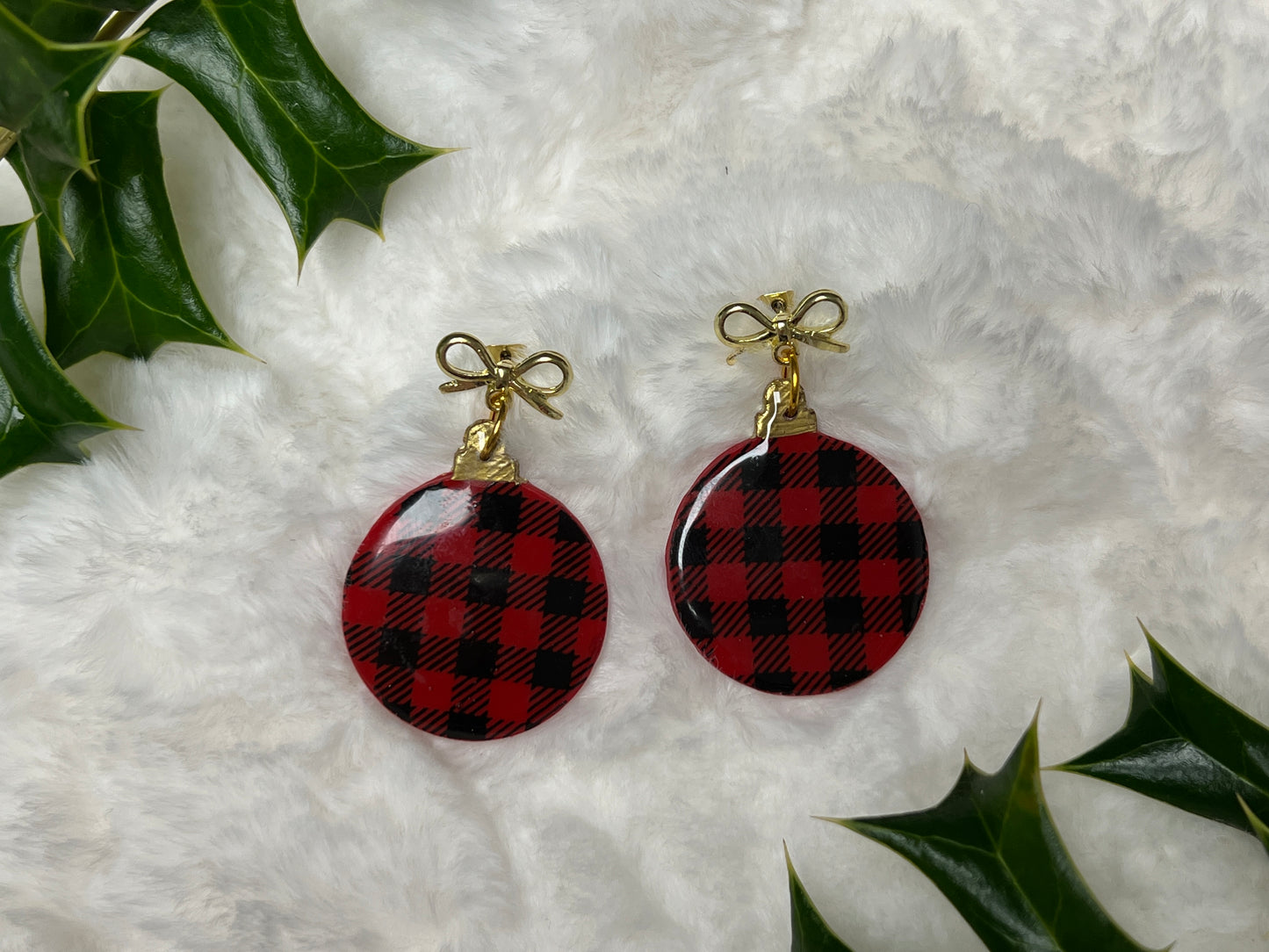 Small Ornament Drop Earrings