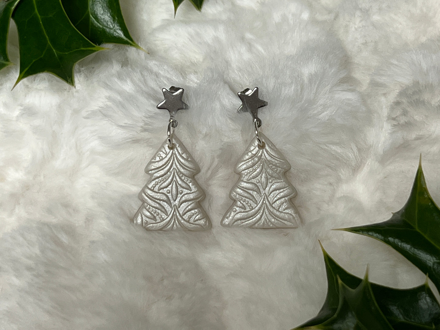 Christmas Tree Drop Earrings