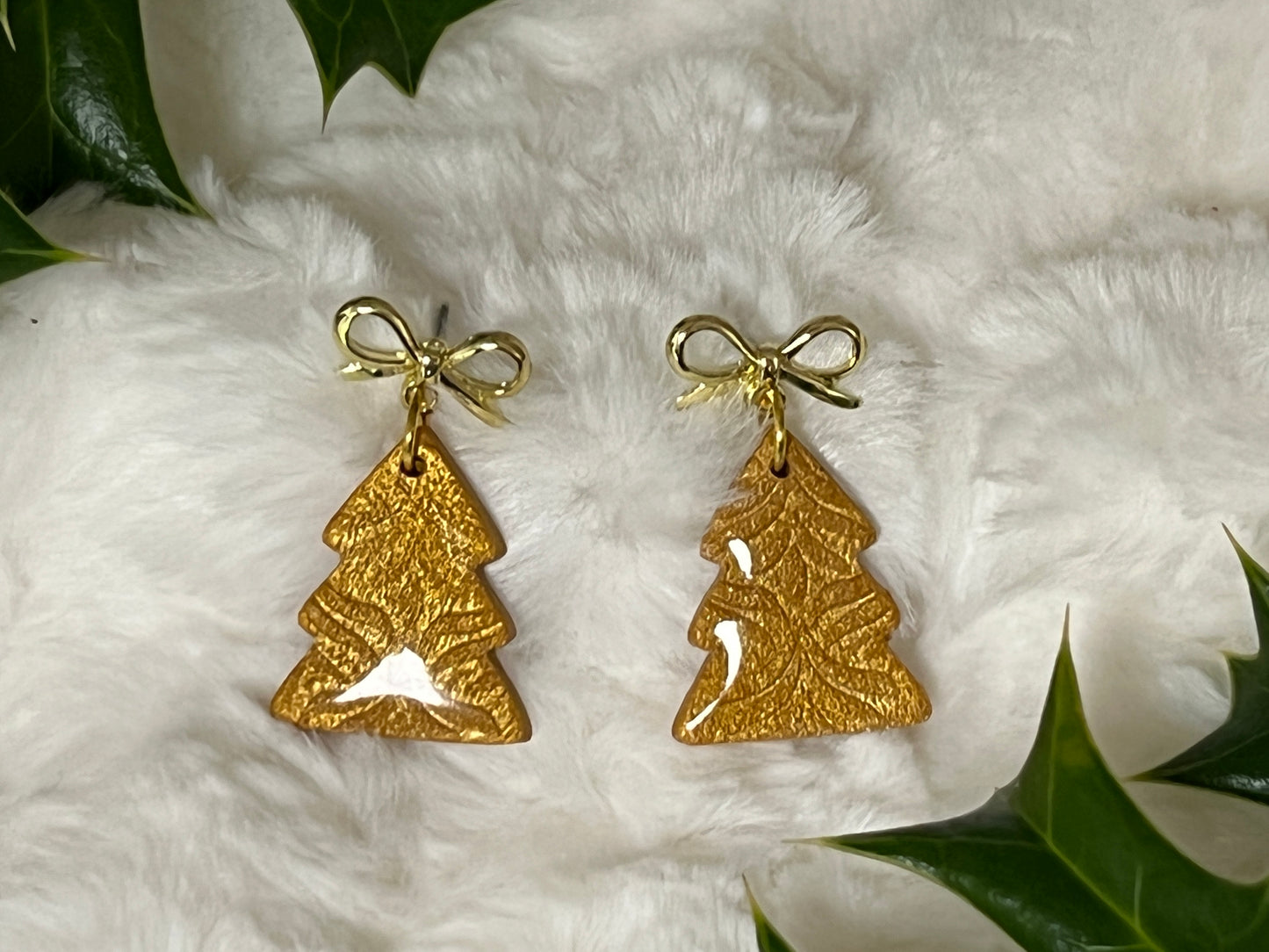 Christmas Tree Drop Earrings