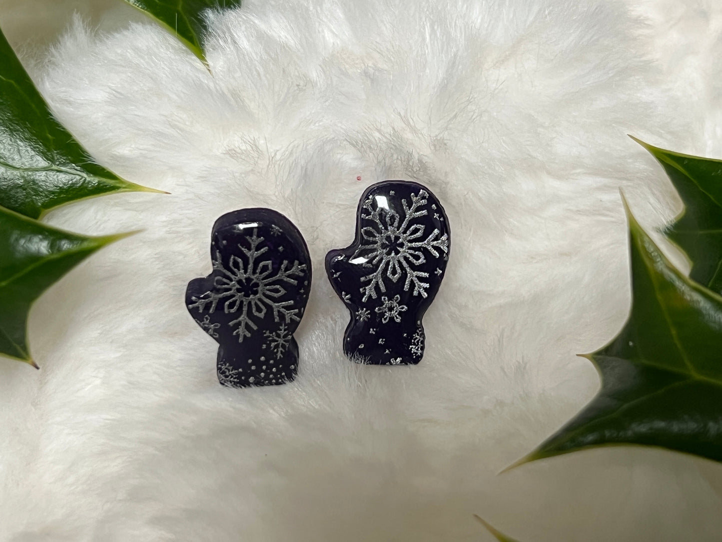 Winter Mitten Stud Earrings