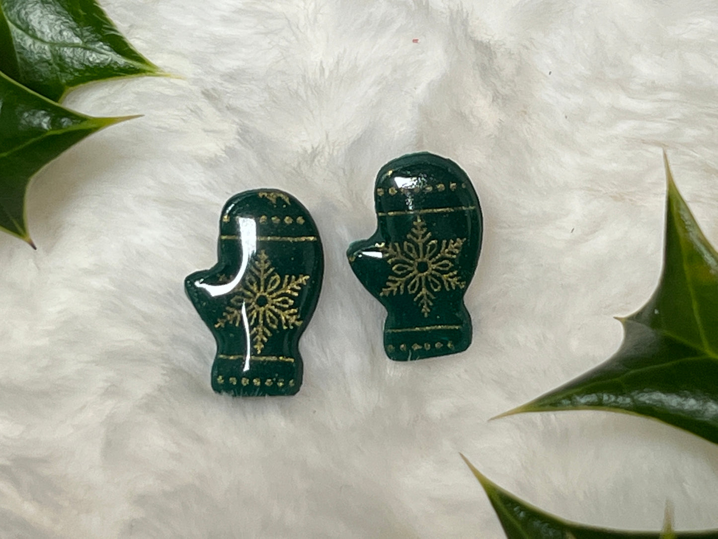 Winter Mitten Stud Earrings