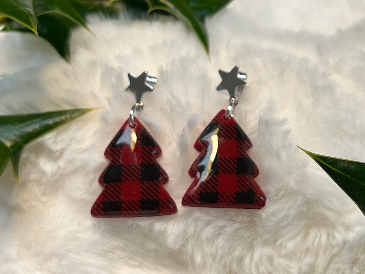 Christmas Tree Drop Earrings