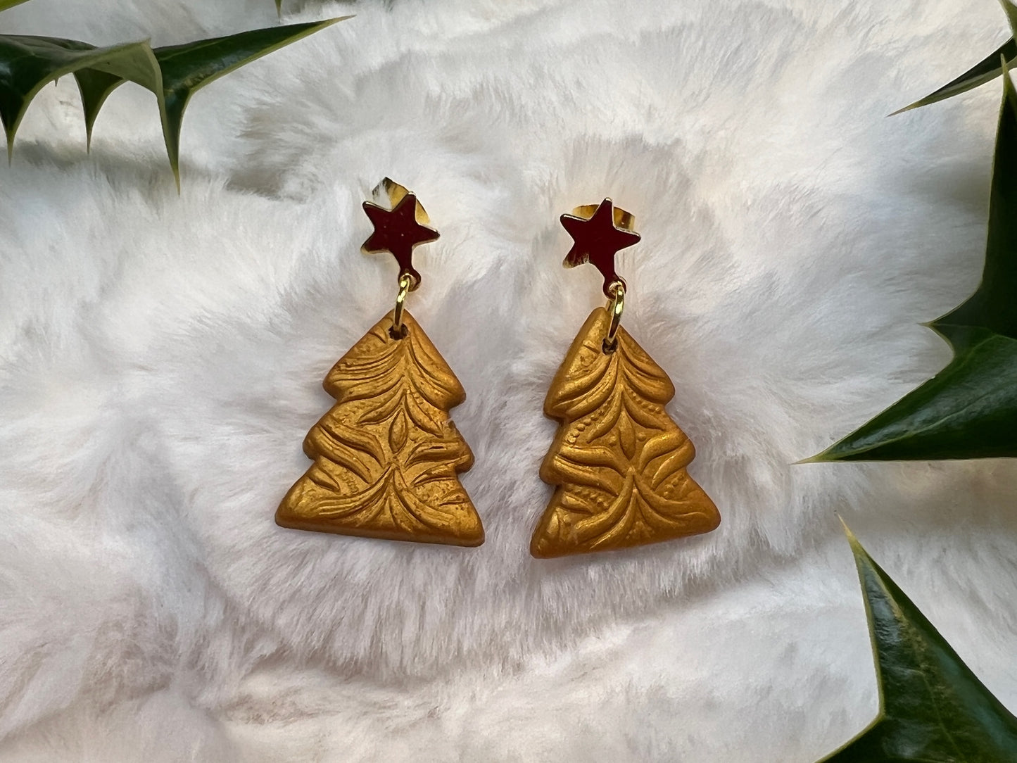 Christmas Tree Drop Earrings