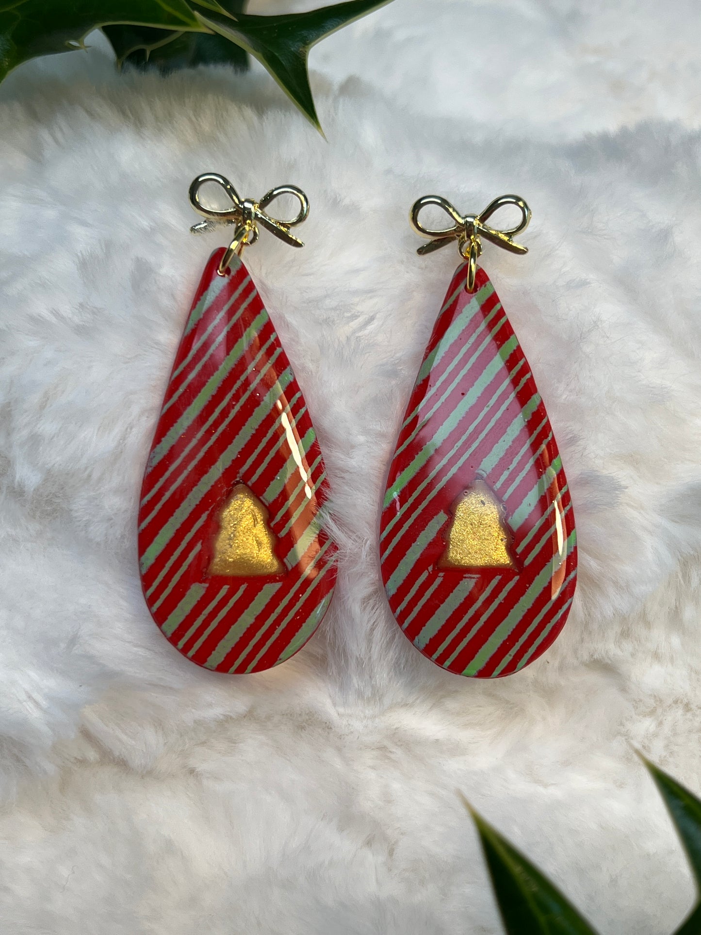 Holiday Teardrop Earrings