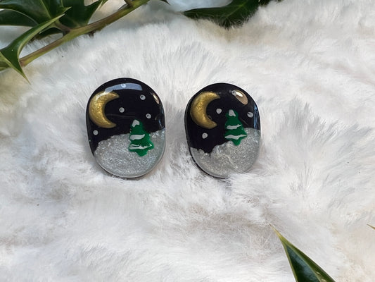 Holiday Oval Studs