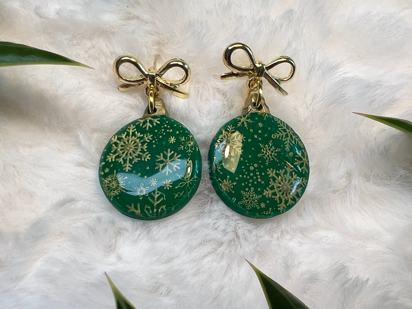 Small Ornament Drop Earrings