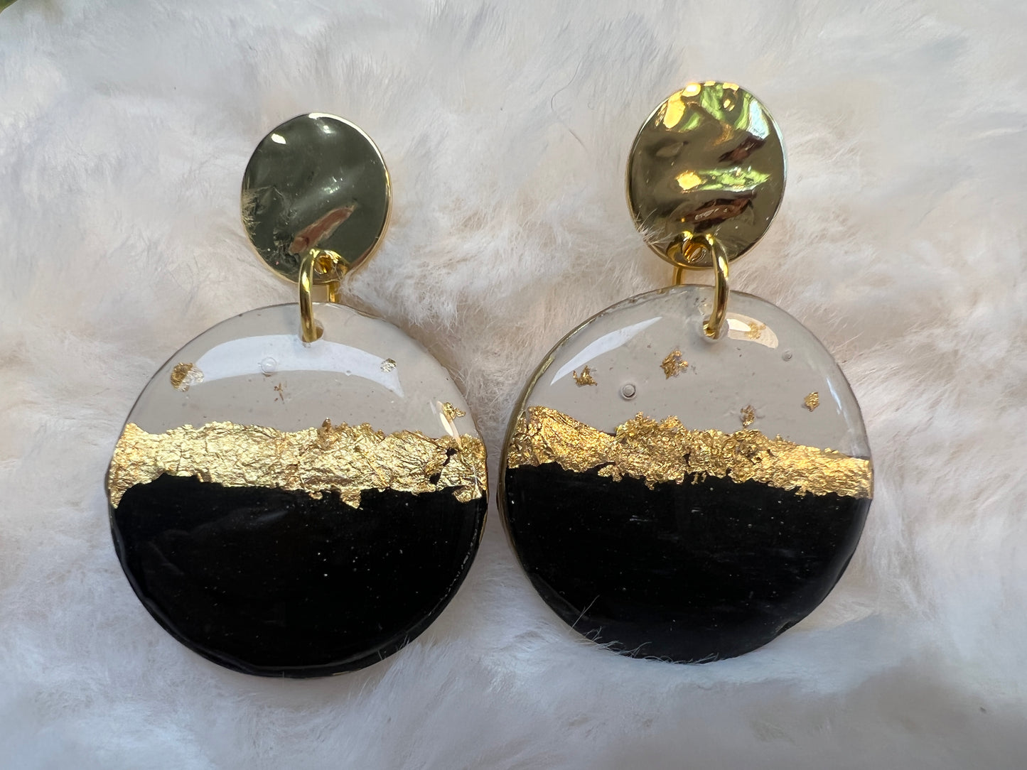 Round Drop Earrings