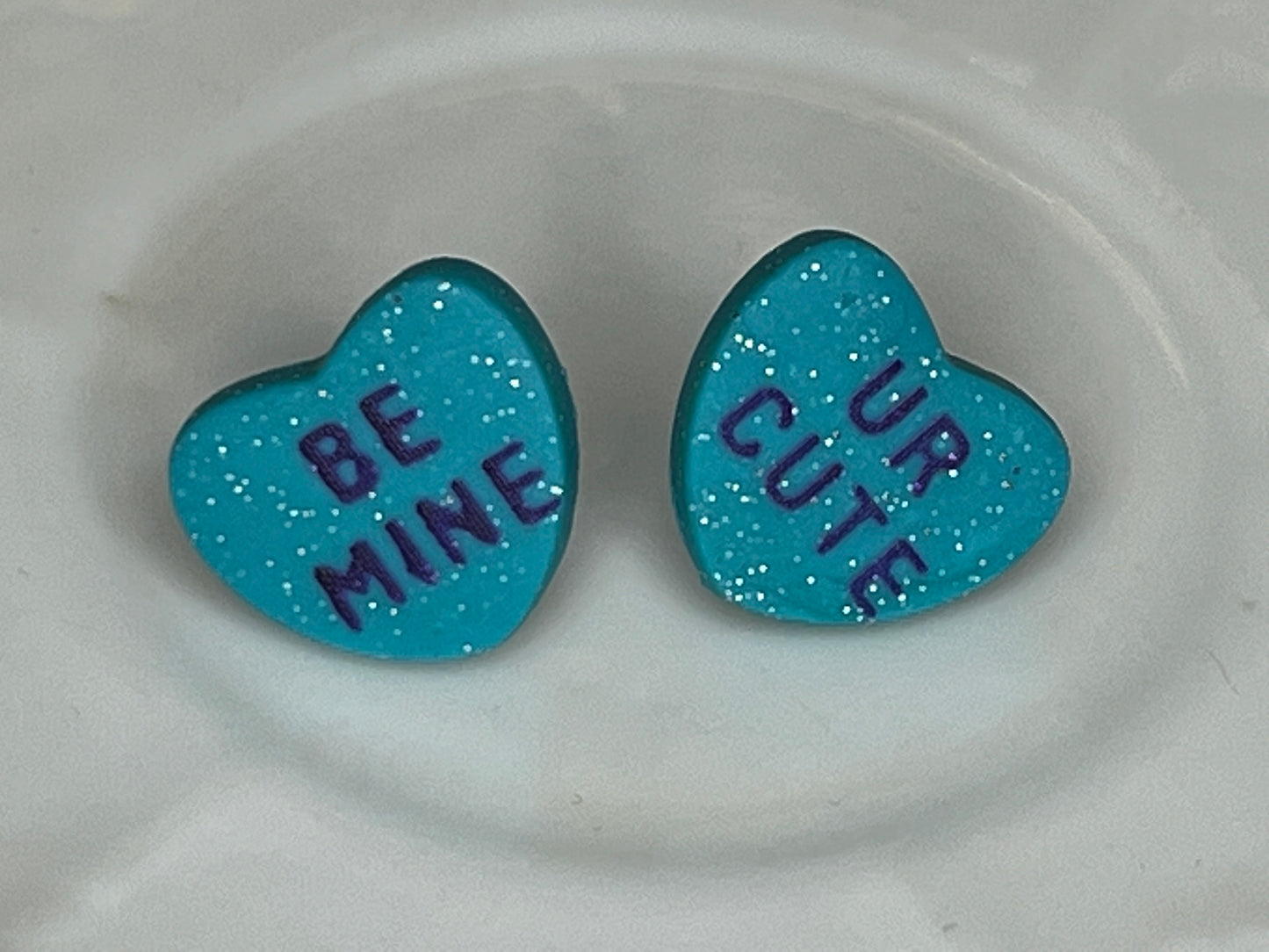 Conversation Heart Studs