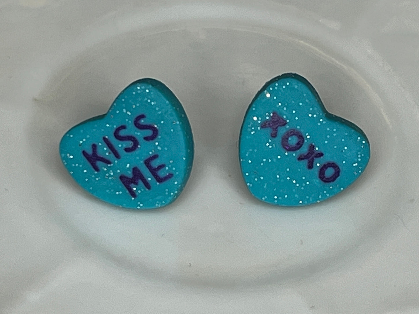 Conversation Heart Studs