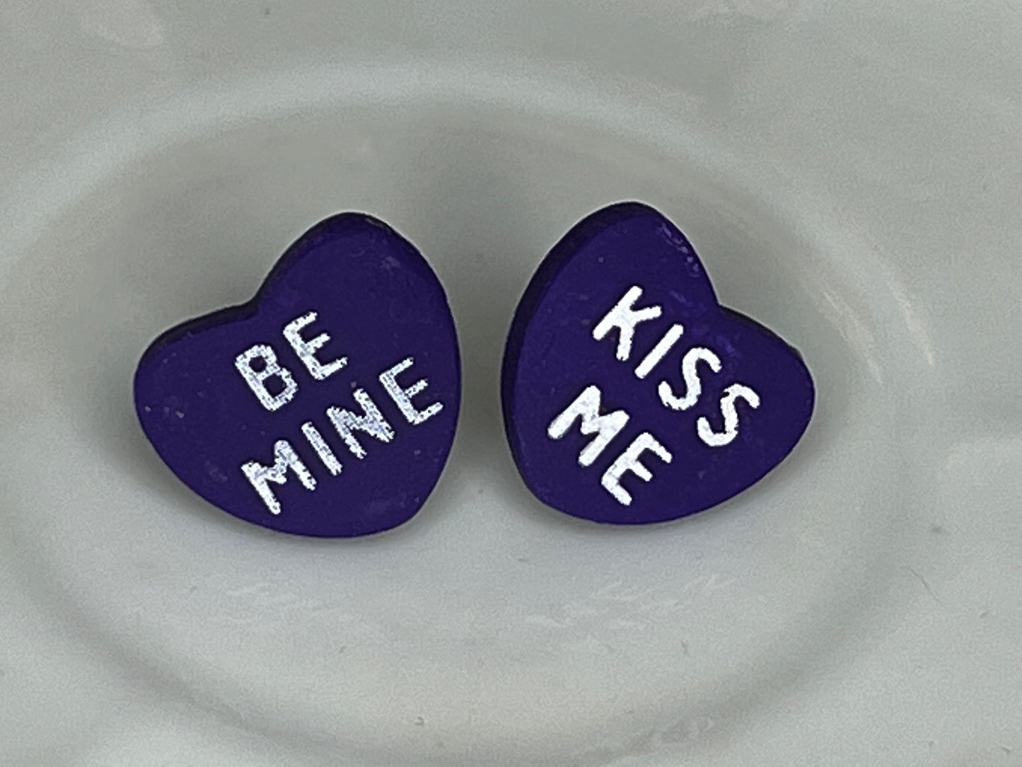 Conversation Heart Studs