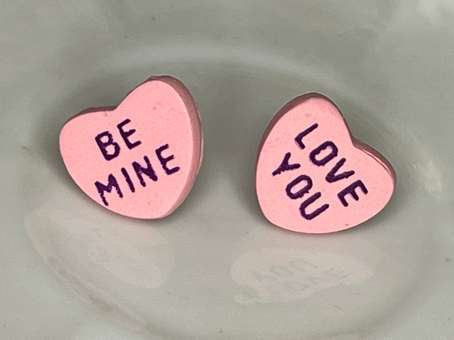 Conversation Heart Studs