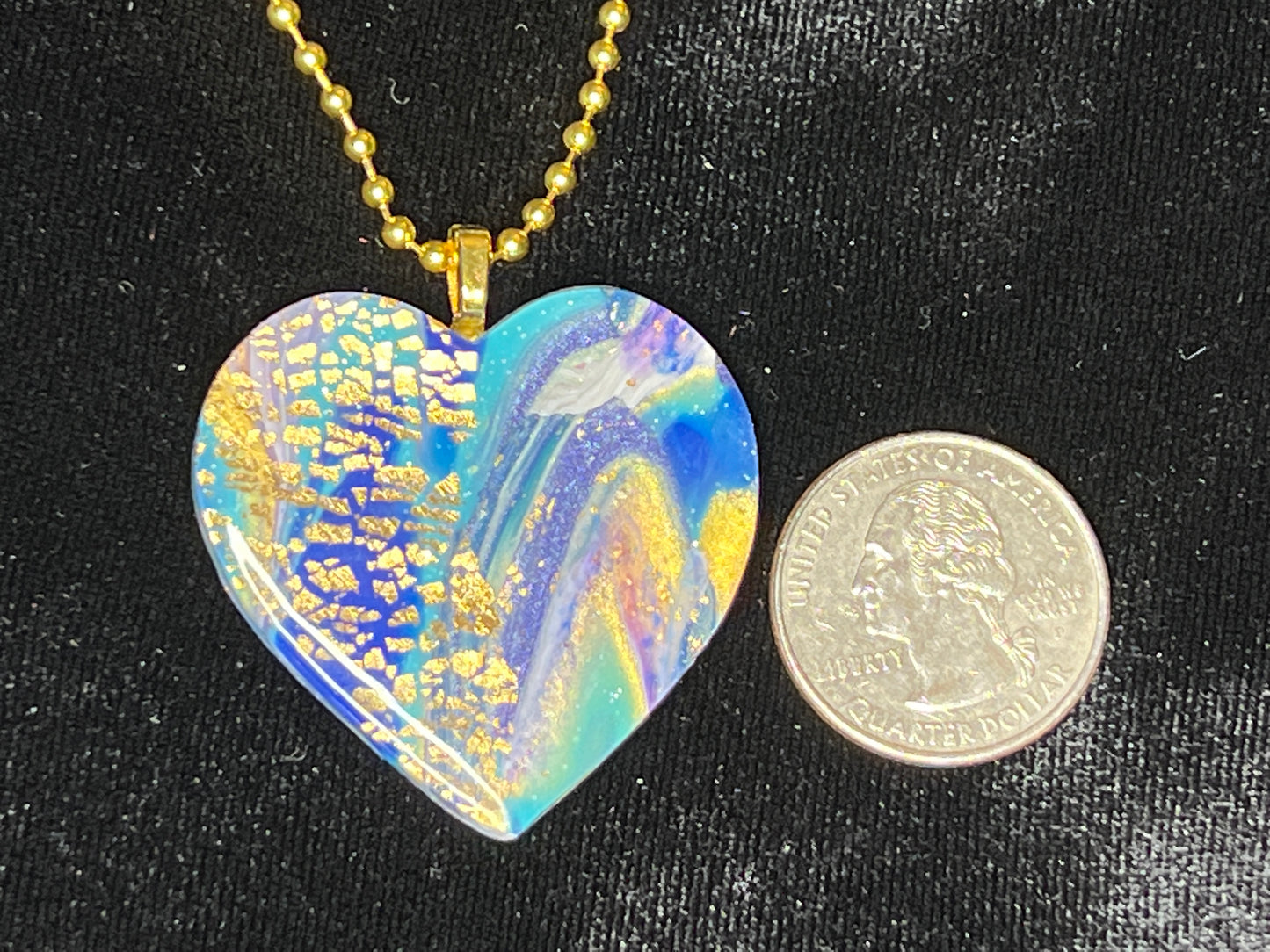 Large Heart Pendant Necklace