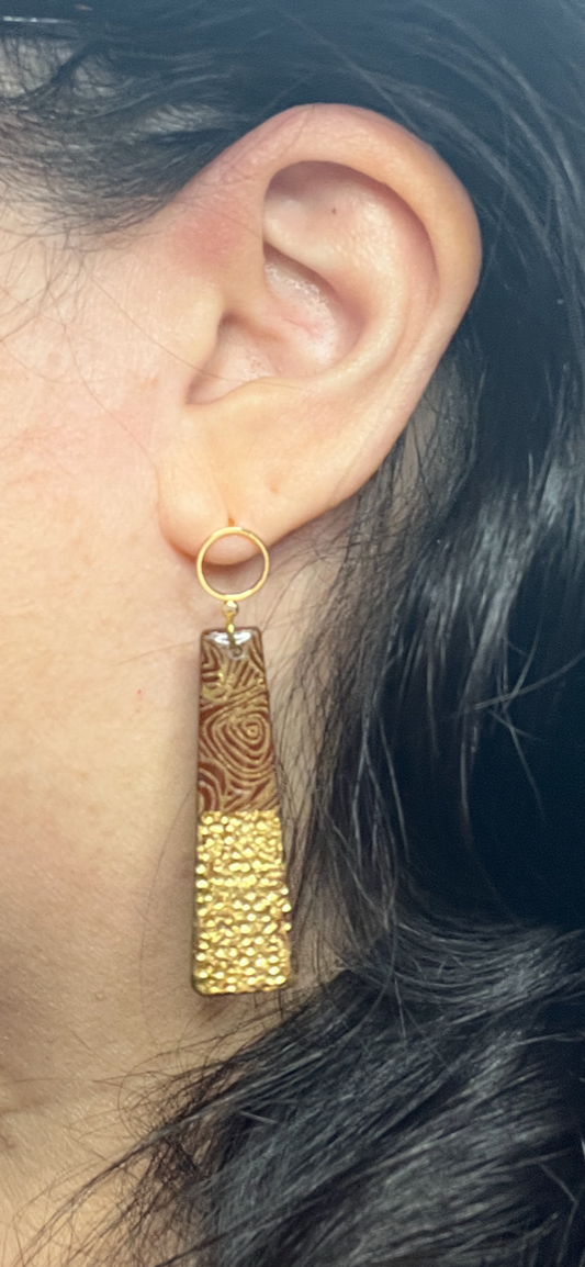 Narrow Dangle Earrings