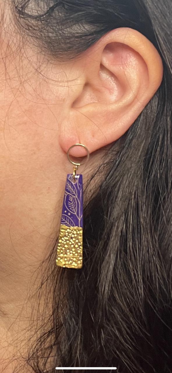 Narrow Dangle Earrings