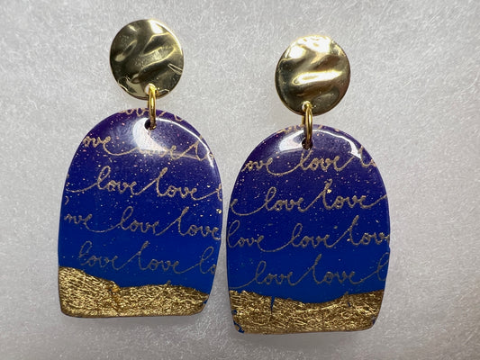 Amore "LOVE' Statement Earrings